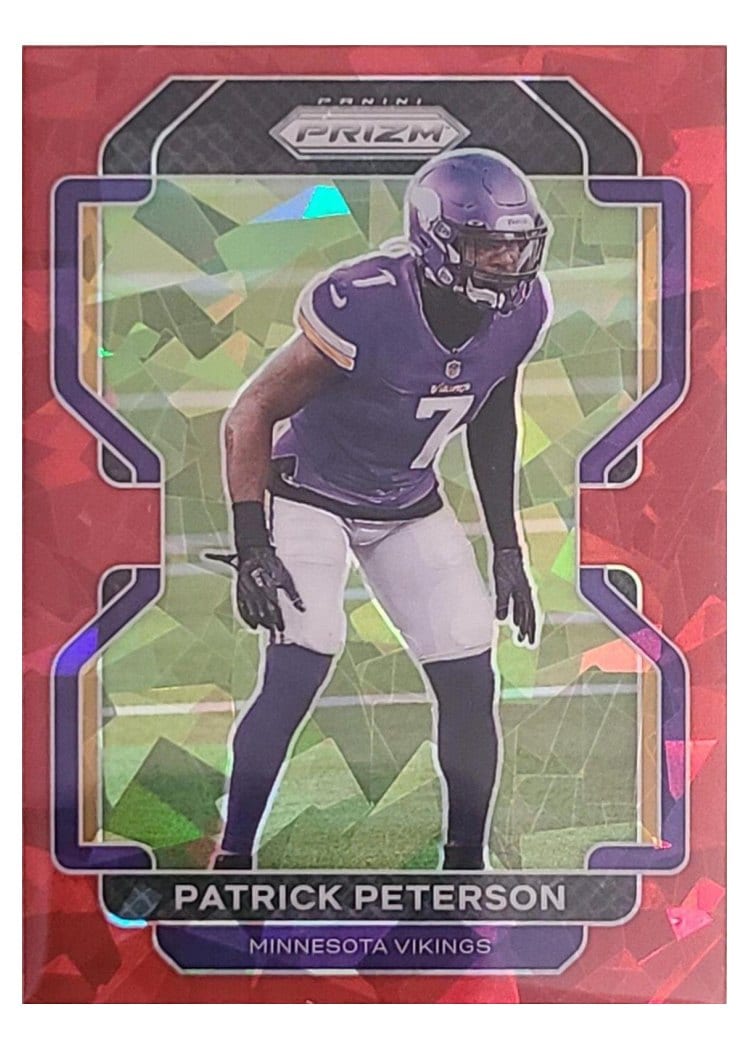 2021 Panini Prizm Base Set Patrick Peterson Red Ice Prizm #132 card