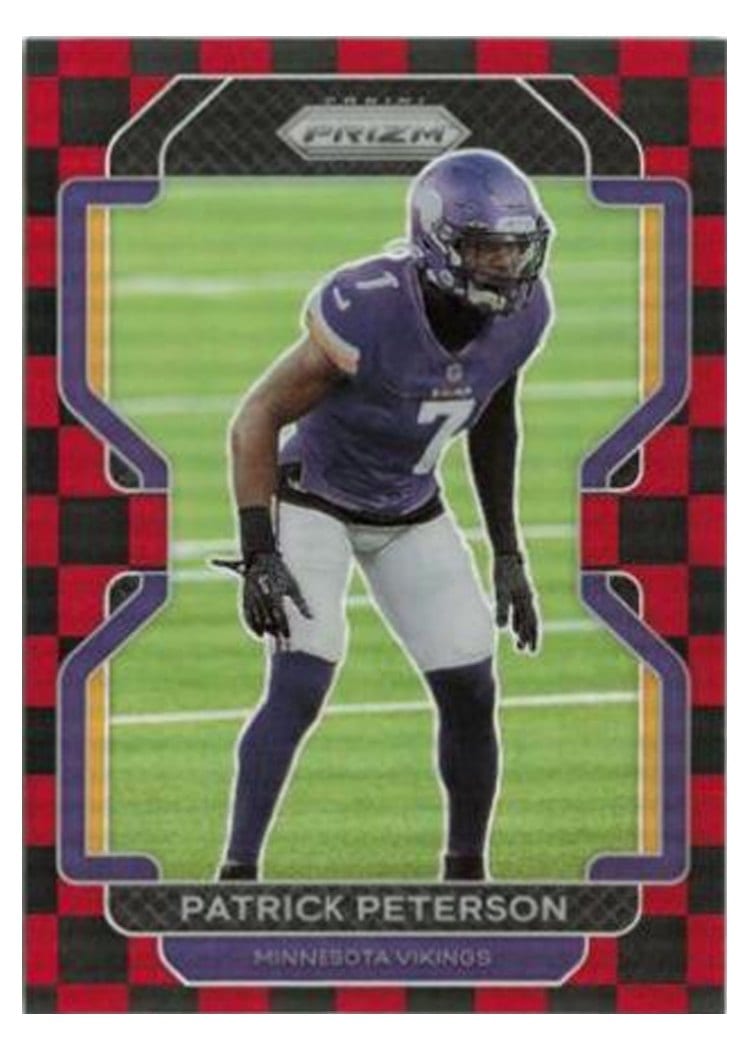 2021 Panini Prizm Base Set Patrick Peterson Red Shimmer #132 card