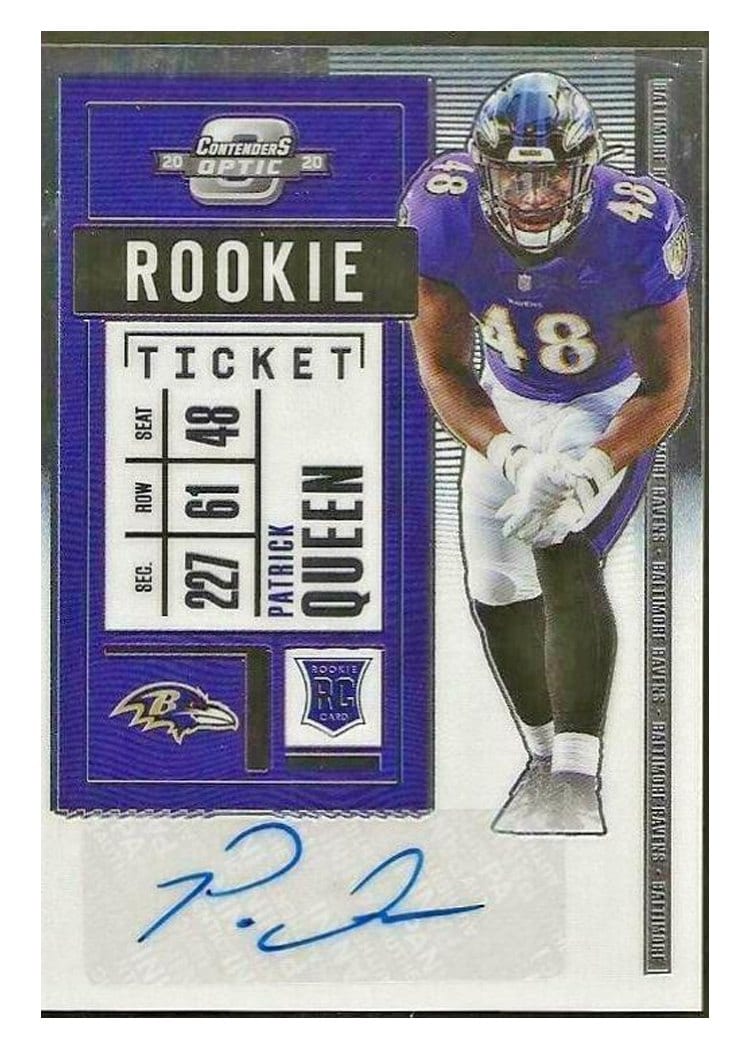 2020 Panini Contenders Optic Base Set Patrick Queen #151 card