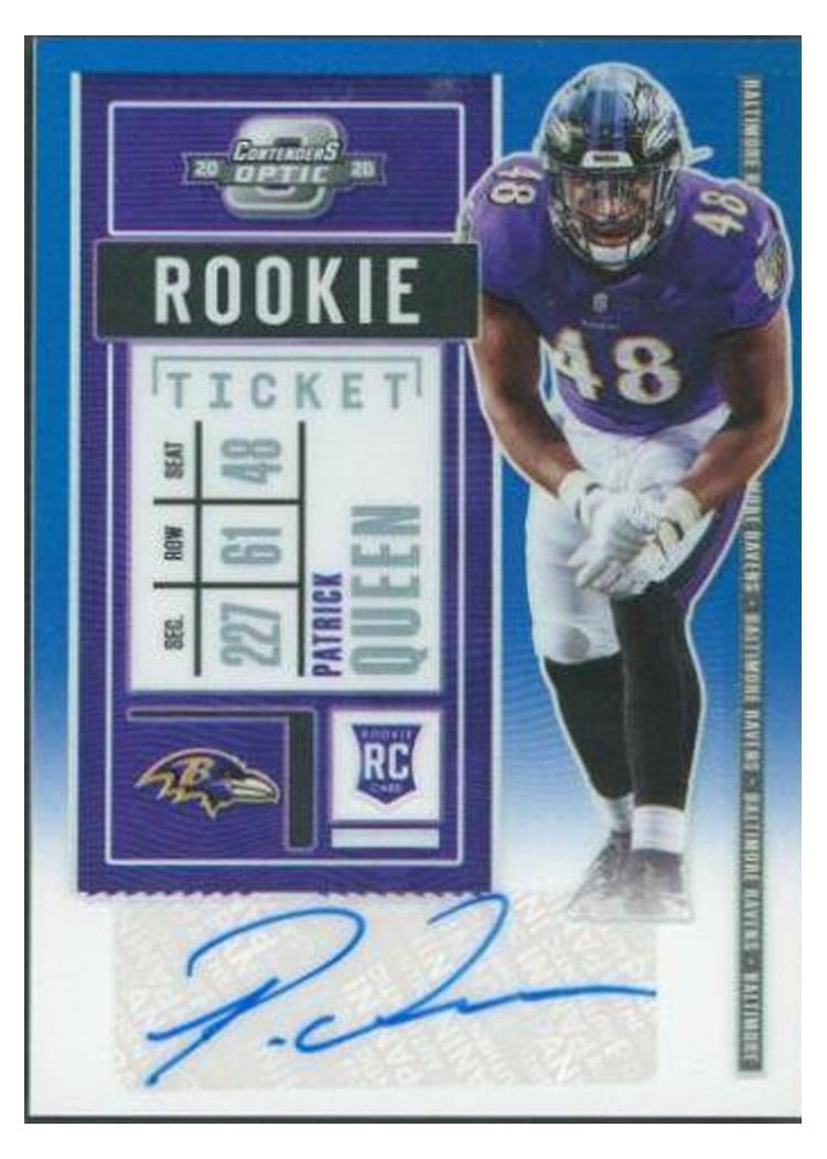 2020 Panini Contenders Optic Base Set Patrick Queen #151 card