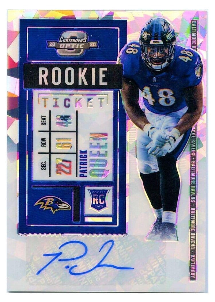 2020 Panini Contenders Optic Base Set Patrick Queen #151 card
