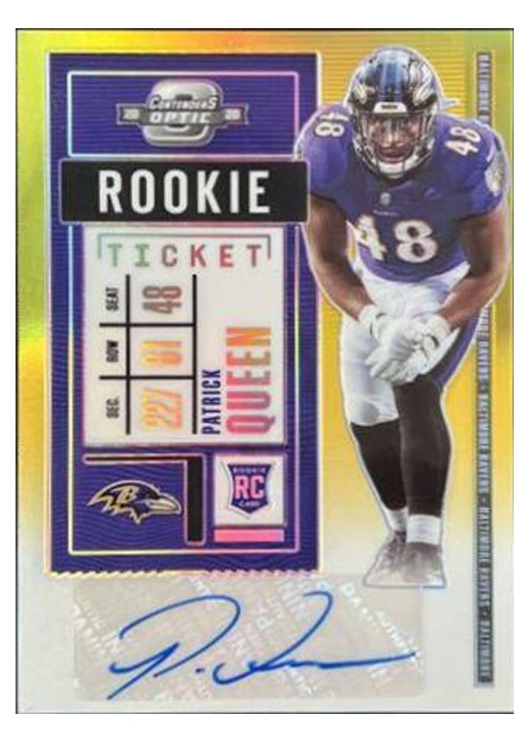 2020 Panini Contenders Optic Base Set Patrick Queen #151 card