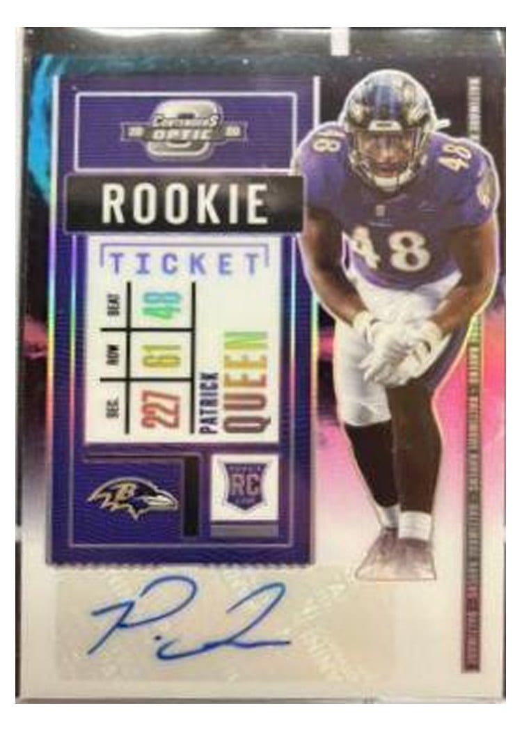 2020 Panini Contenders Optic Base Set Patrick Queen #151 card