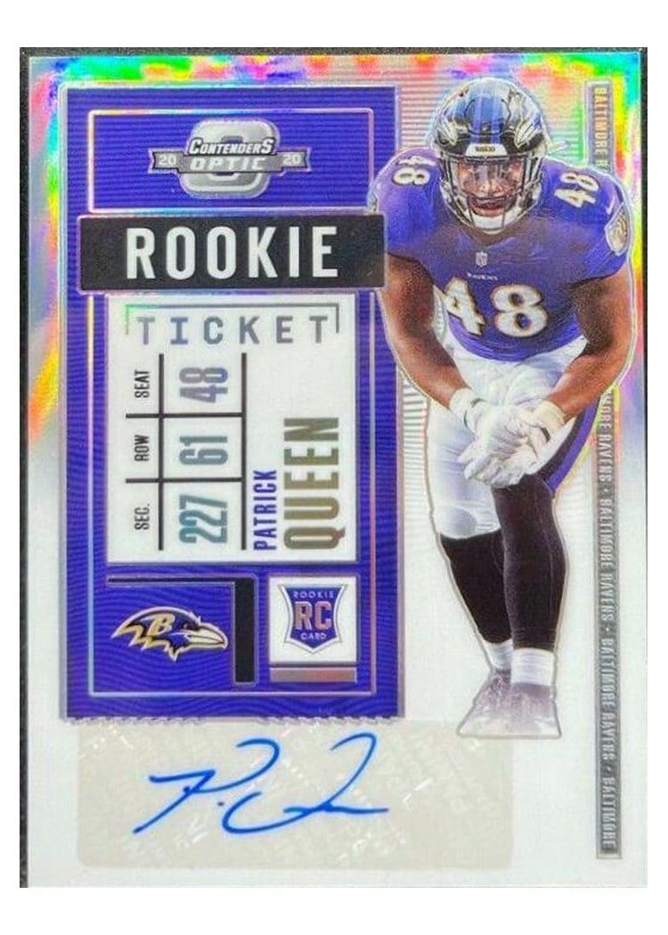 2020 Panini Contenders Optic Base Set Patrick Queen #151 card