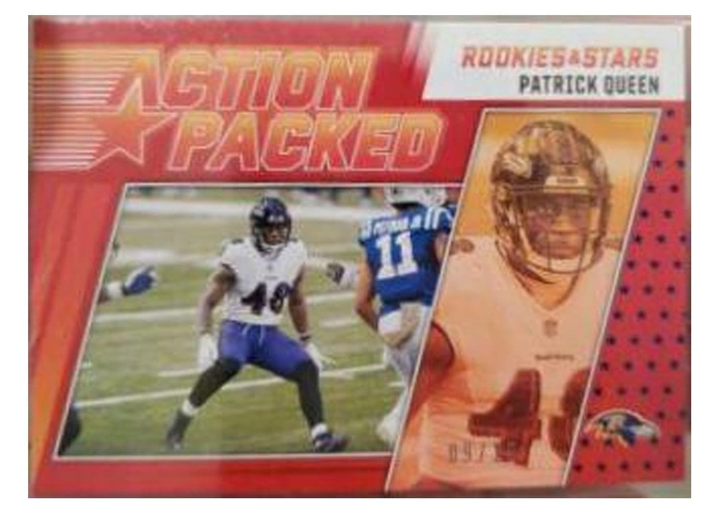 2021 Panini Rookies & Stars Action Packed Patrick Queen #AP-15 card