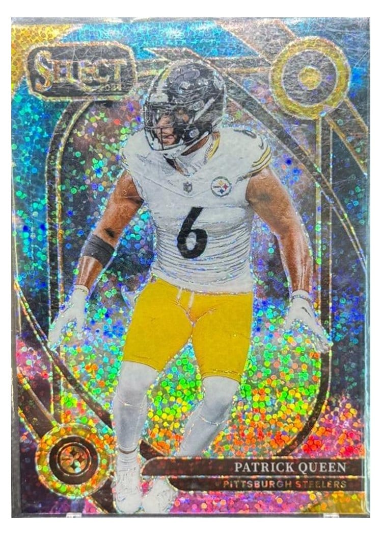 2024 Panini Select Base Set Patrick Queen Cosmic Prizm #286 card