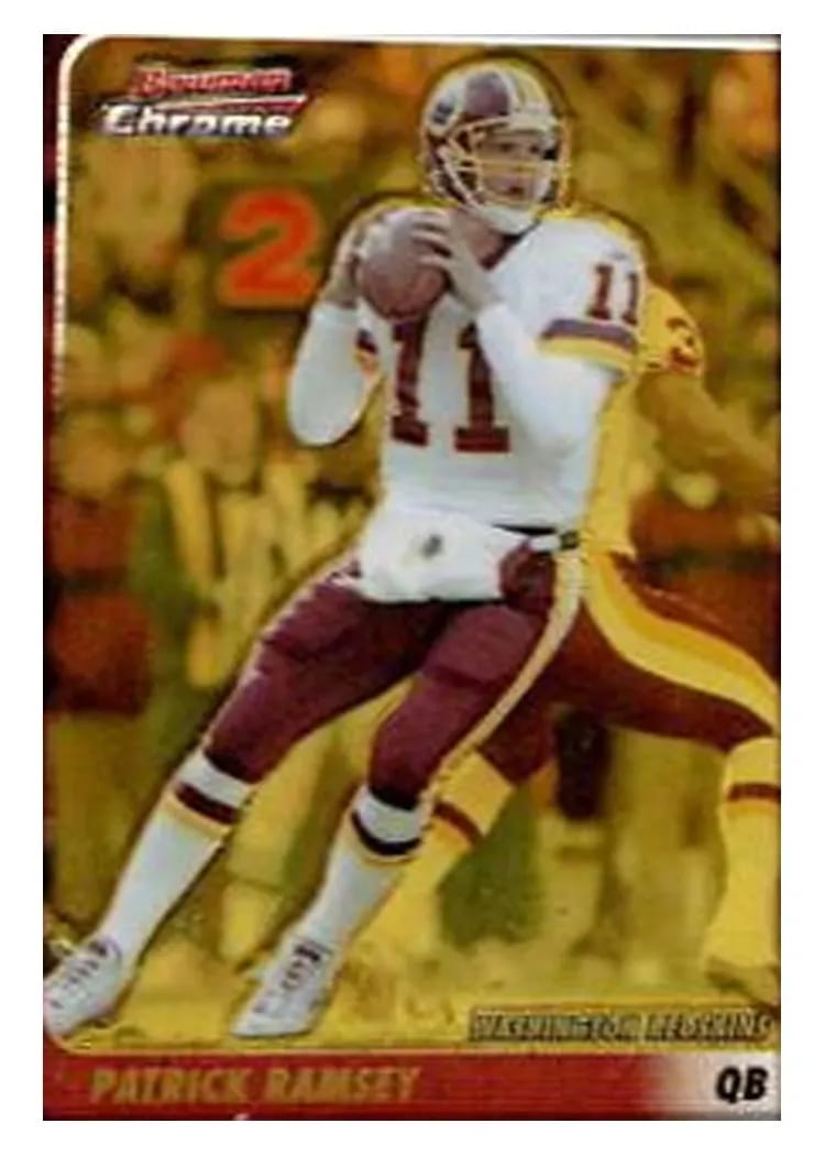 2003 Bowman Chrome Patrick Ramsey Gold Refractor #41 card