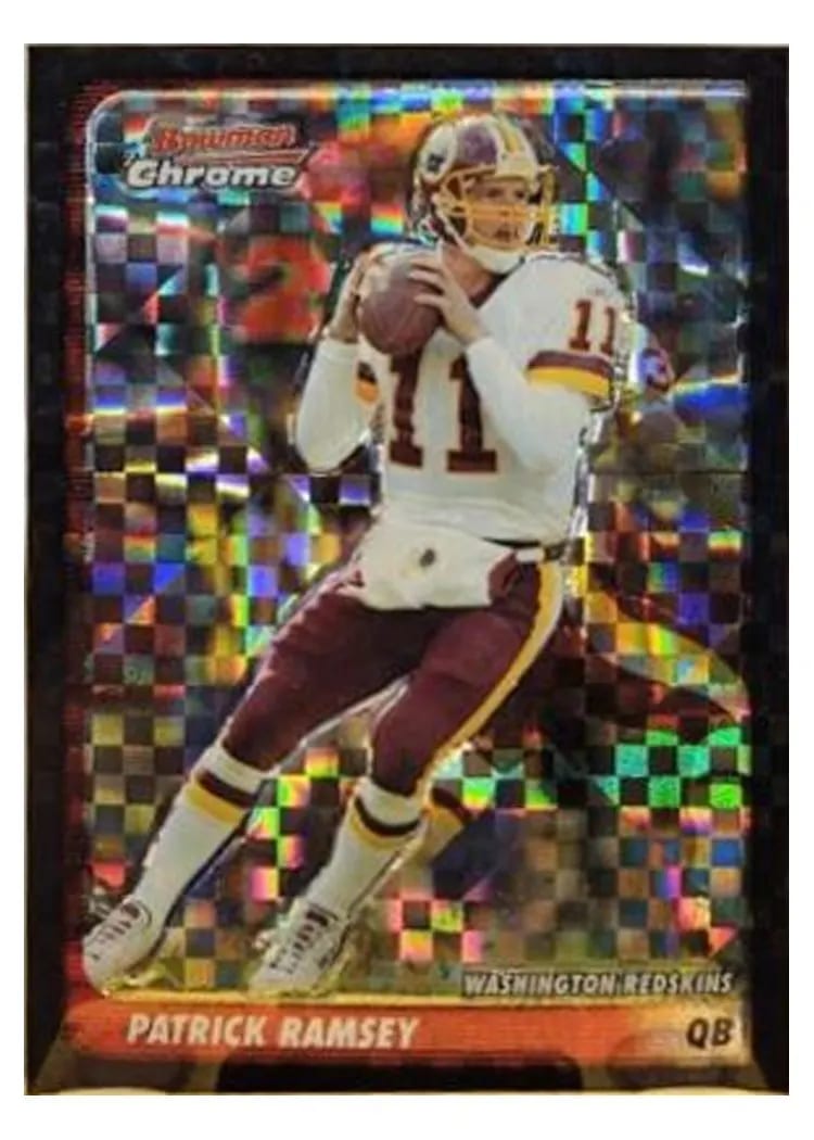 2003 Bowman Chrome Patrick Ramsey Xfractor #41 card