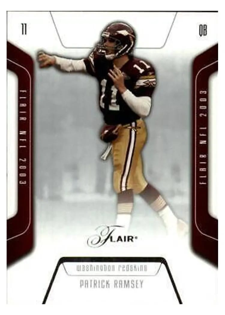 2003 Flair Patrick Ramsey #63 card