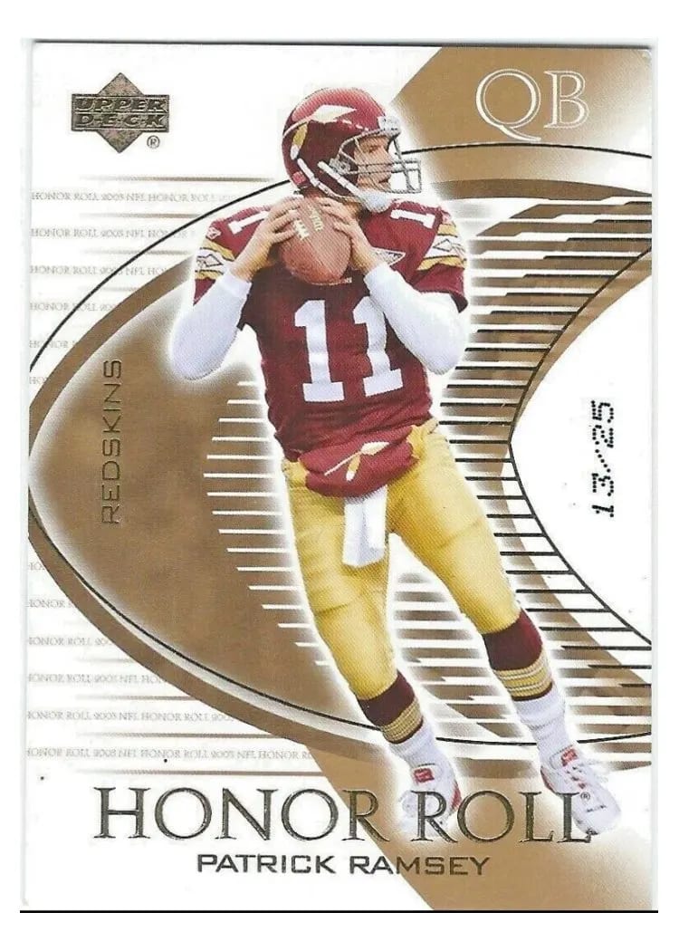 2003 Upper Deck Honor Roll Patrick Ramsey Gold #39 card