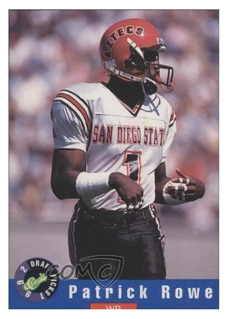 1992 Classic Draft Picks Patrick Rowe #43 card
