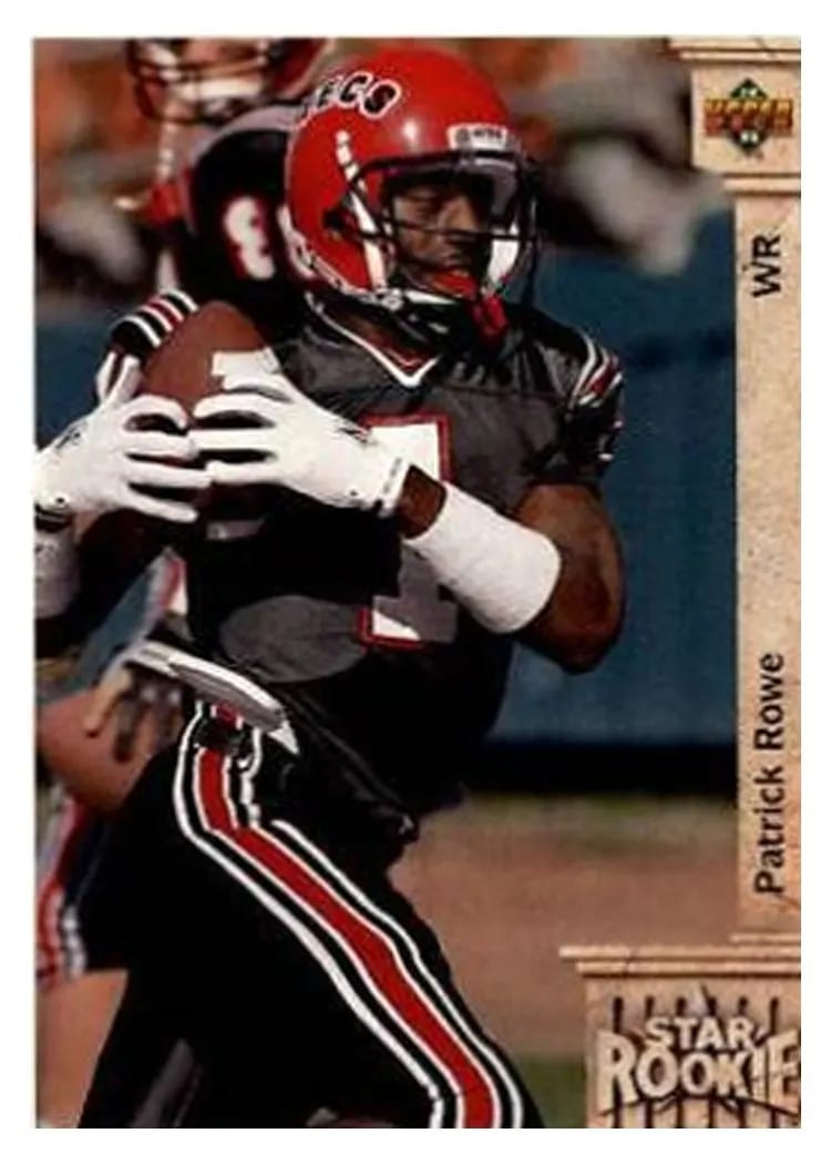 1992 Upper Deck Patrick Rowe #19 card