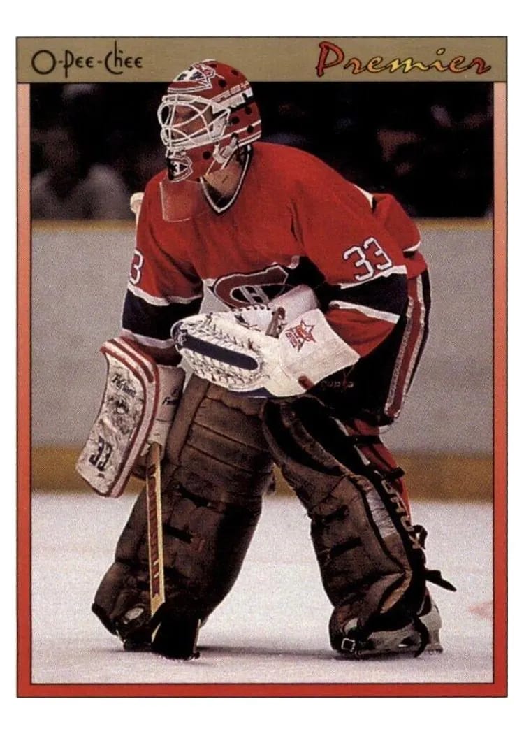 1990 O-Pee-Chee Premier Patrick Roy #101 card