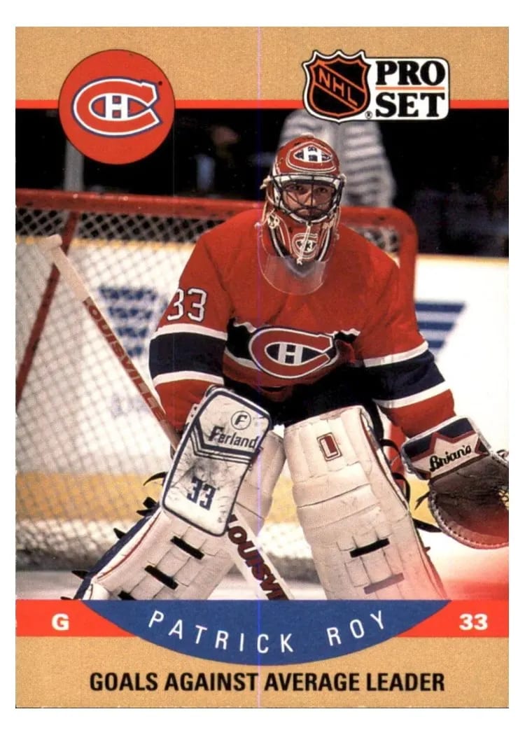 1990 Pro Set Patrick Roy #399 card