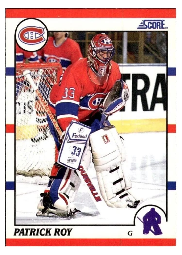 1990 Score Patrick Roy #10 card