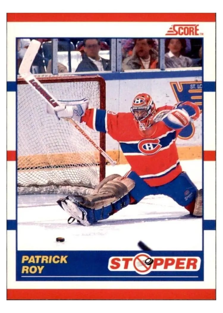 1990 Score Patrick Roy #344 card