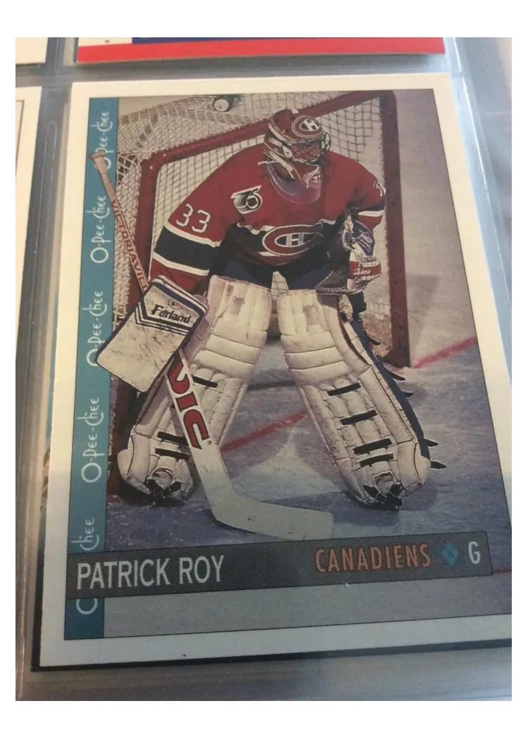 1992 O-Pee-Chee Patrick Roy #164 card