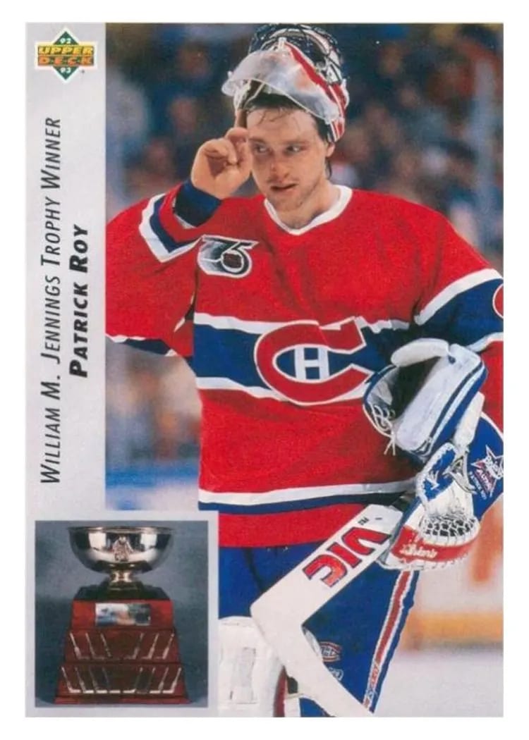 1992 Upper Deck Patrick Roy #440 card