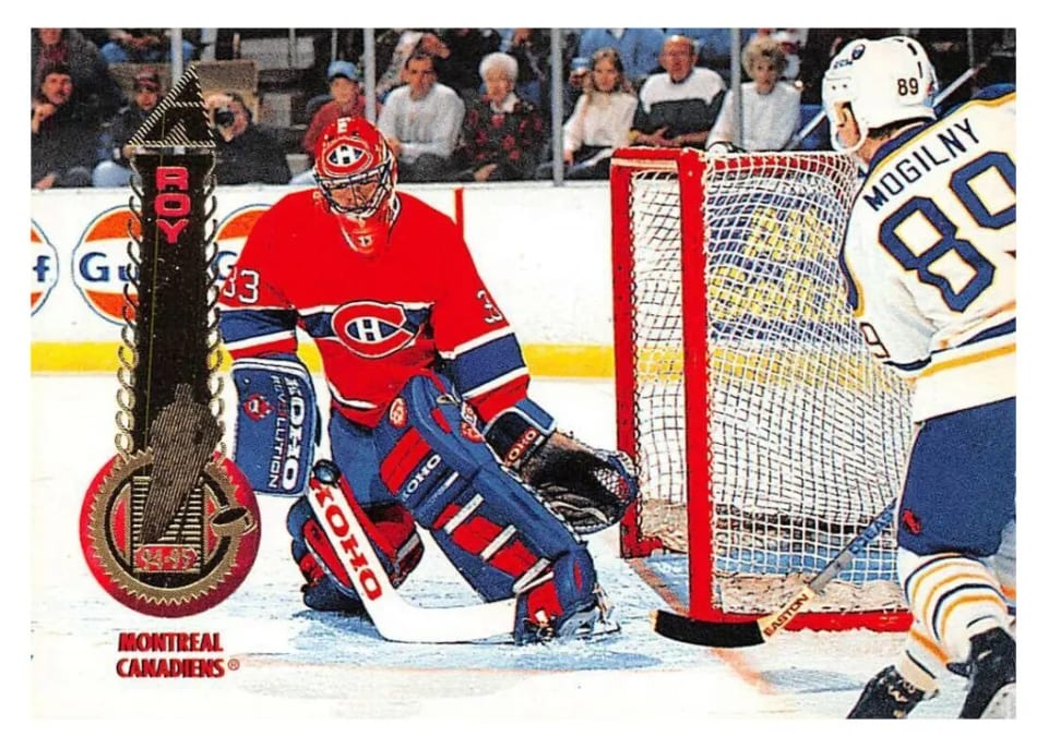1994 Pinnacle Patrick Roy #30 card