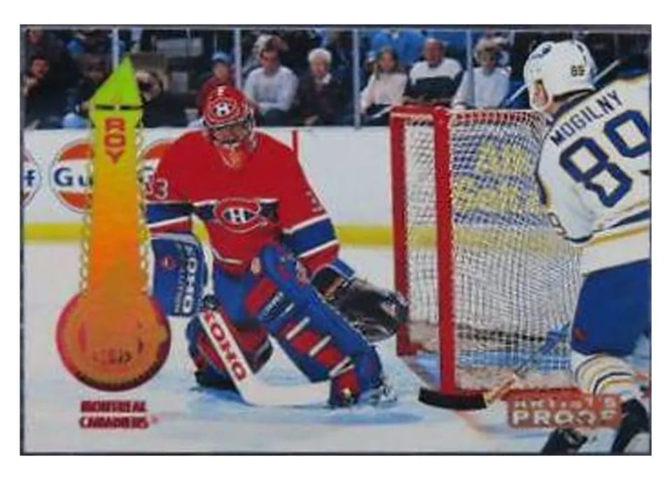 1994 Pinnacle Patrick Roy #30 card