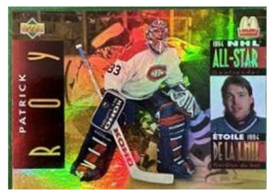 1994 Upper Deck Mcdonalds Patrick Roy #McD-04 card