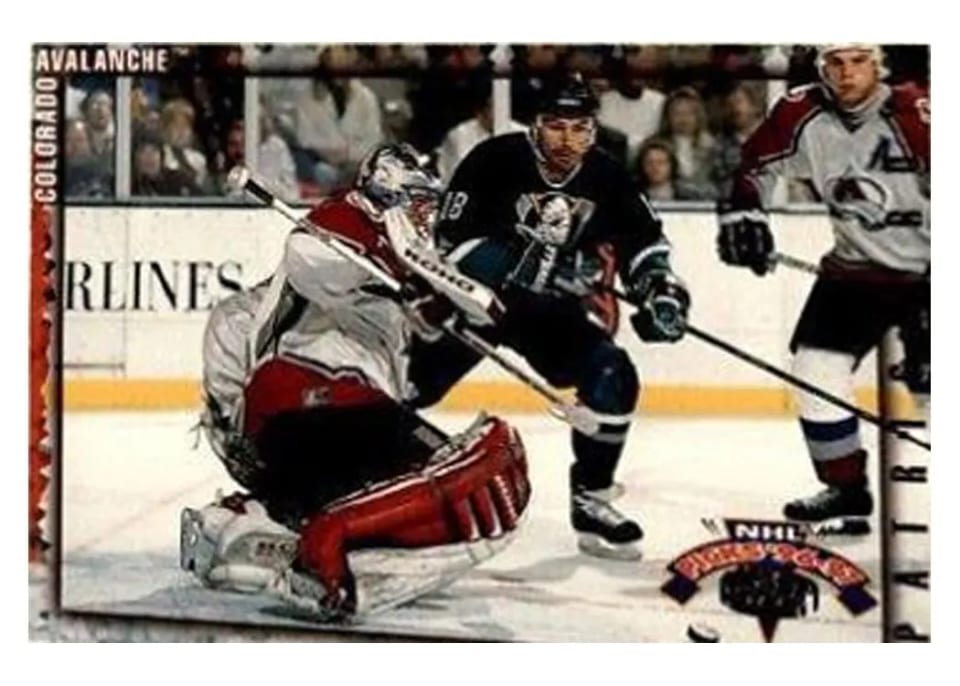 1996 Topps Patrick Roy #11 card