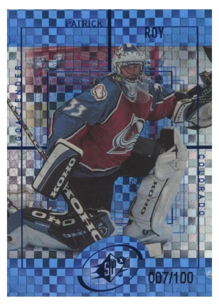 1999 SPx Patrick Roy #43 card