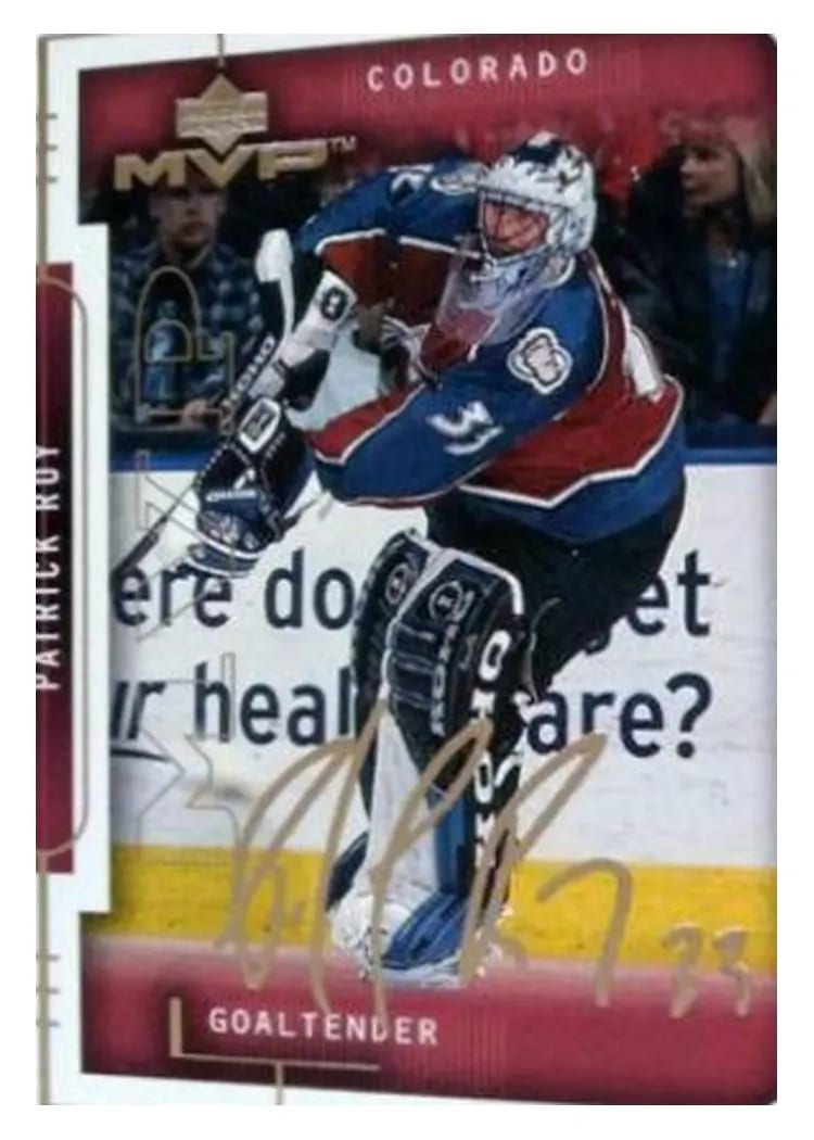 1999 Upper Deck MVP Patrick Roy #55 card