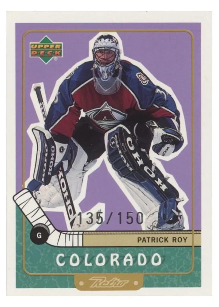 1999 Upper Deck Retro Patrick Roy #20 card