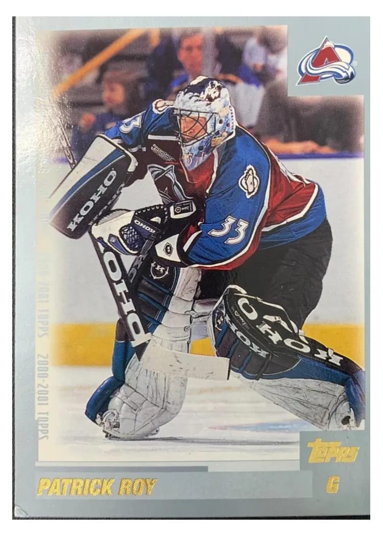2000 Topps Patrick Roy #2 card