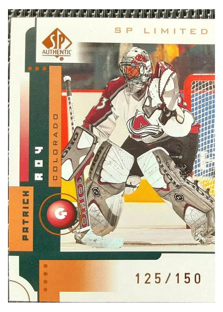 2001 SP Authentic Patrick Roy #18 card