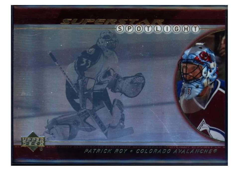 2003 Upper Deck Superstar Spotlight Patrick Roy #SS13 card