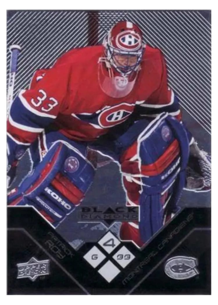 2008 Upper Deck Black Diamond Patrick Roy #177 card