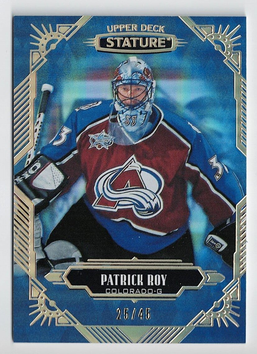 2020 Upper Deck Stature Patrick Roy #92 card
