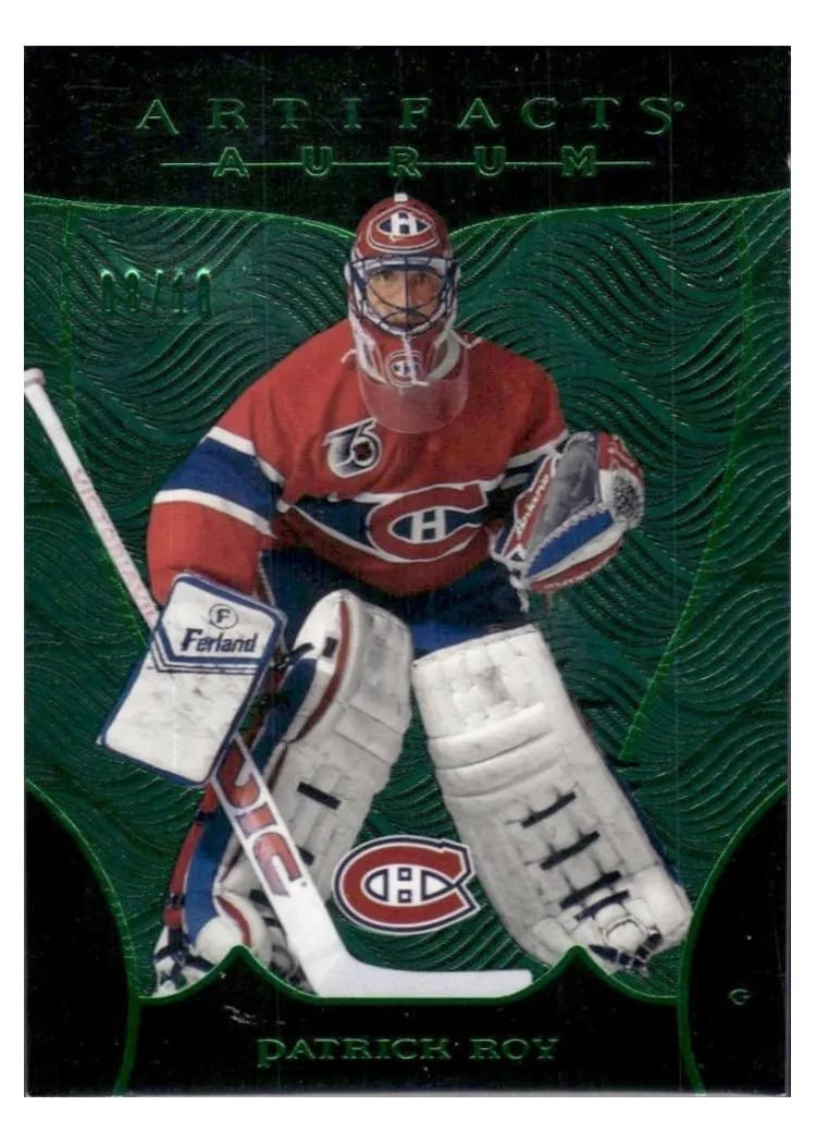 2022-23 Upper Deck Artifacts Aurum Patrick Roy #A-PR card