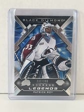 2022-23 Upper Deck Black Diamond Diamond Legends Patrick Roy #BDL-PR card