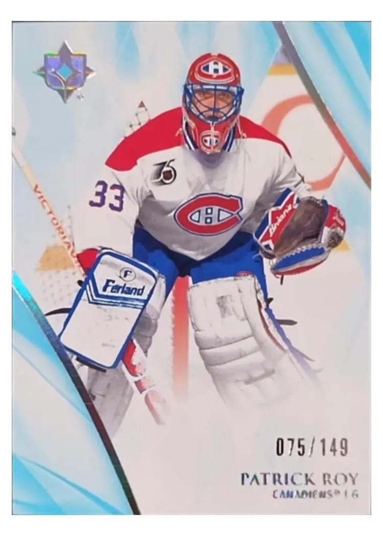 2023-24 Upper Deck Ultimate Collection Base Set Patrick Roy #95 card