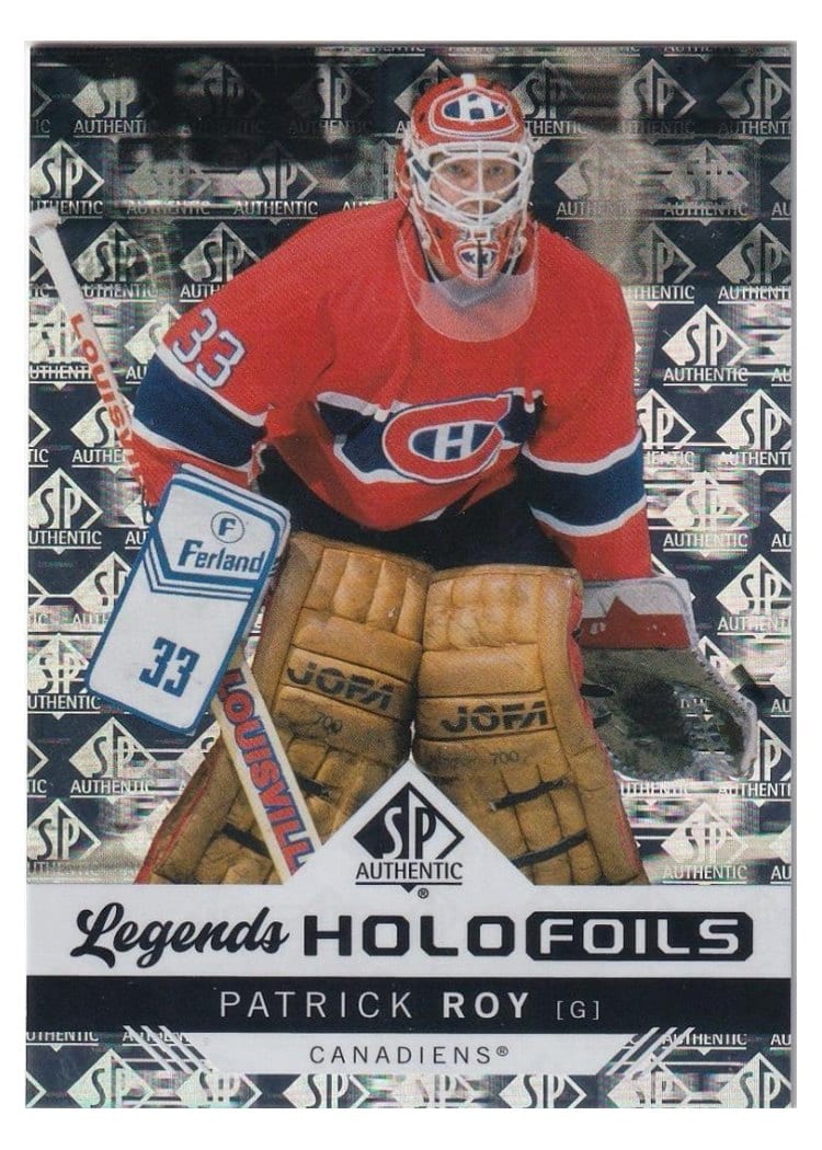 2024-25 SP Authentic Holofoil Legends Patrick Roy #HFL-19 card