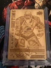 2024-25 Upper Deck Engrained Icons Carved in Time Patrick Roy #CT-PR