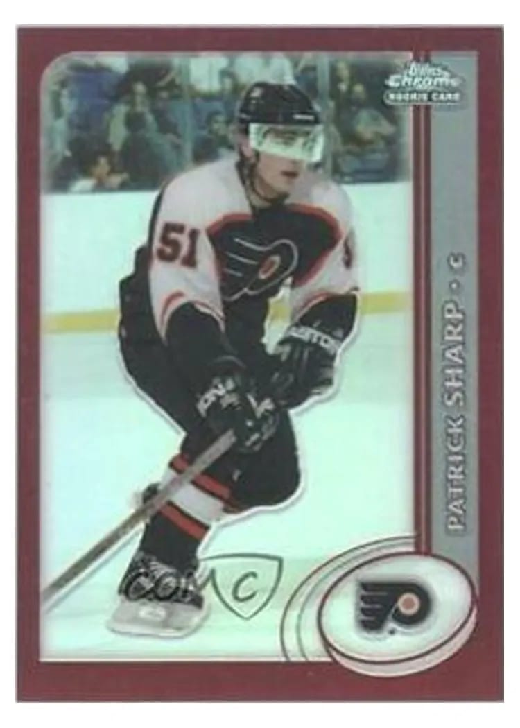 2002 Topps Chrome Patrick Sharp #165 card