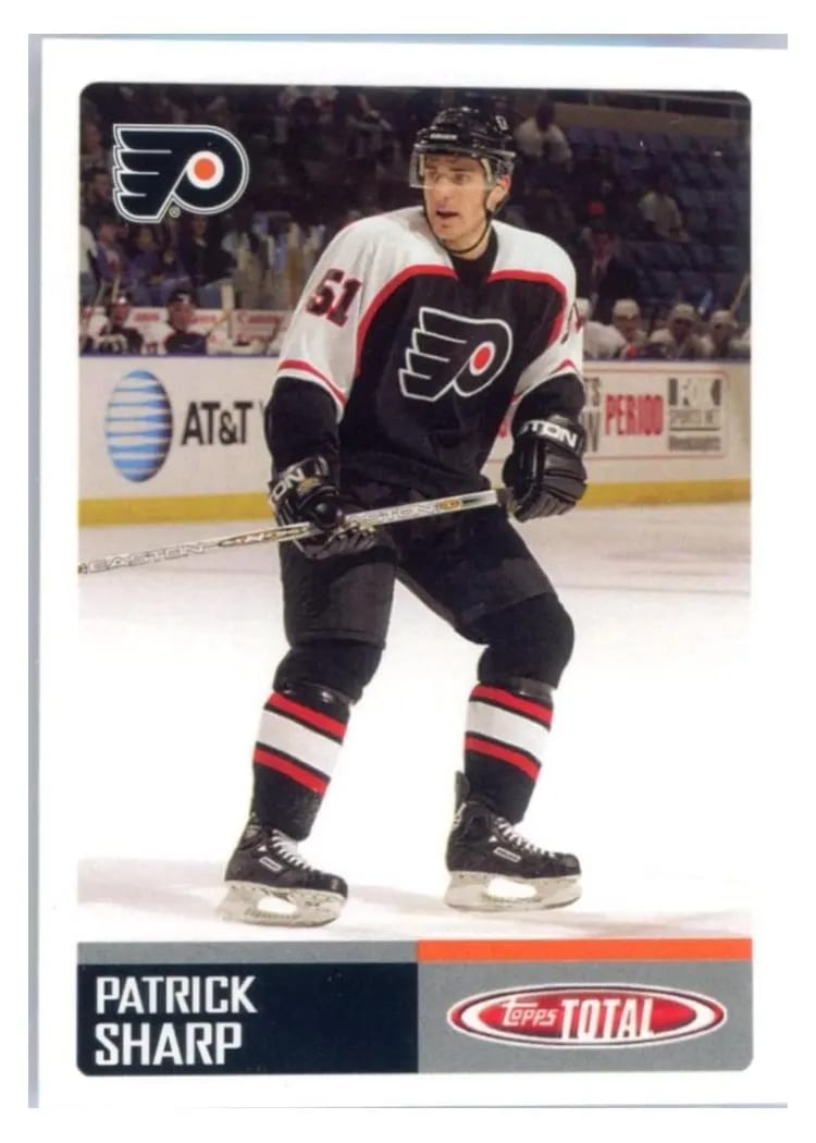 2002 Topps Total Patrick Sharp #417 card
