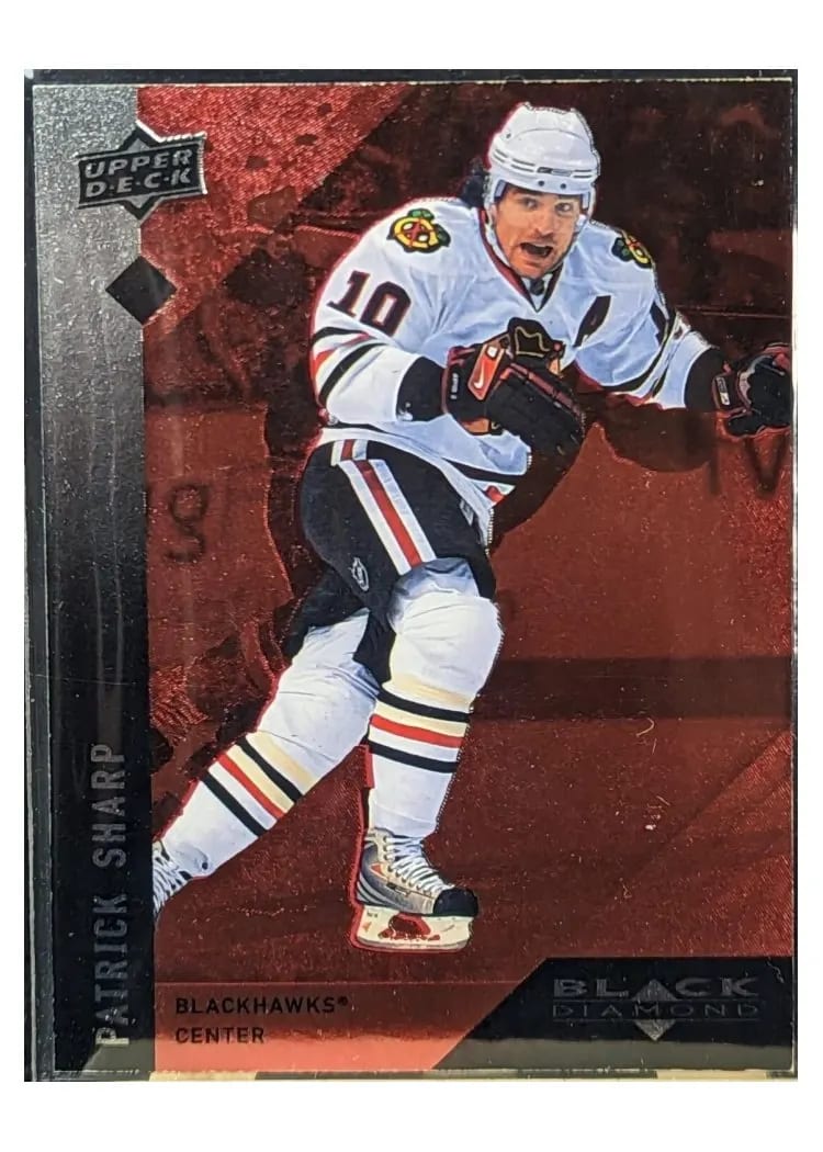 2009 Upper Deck Black Diamond Patrick Sharp #77 card