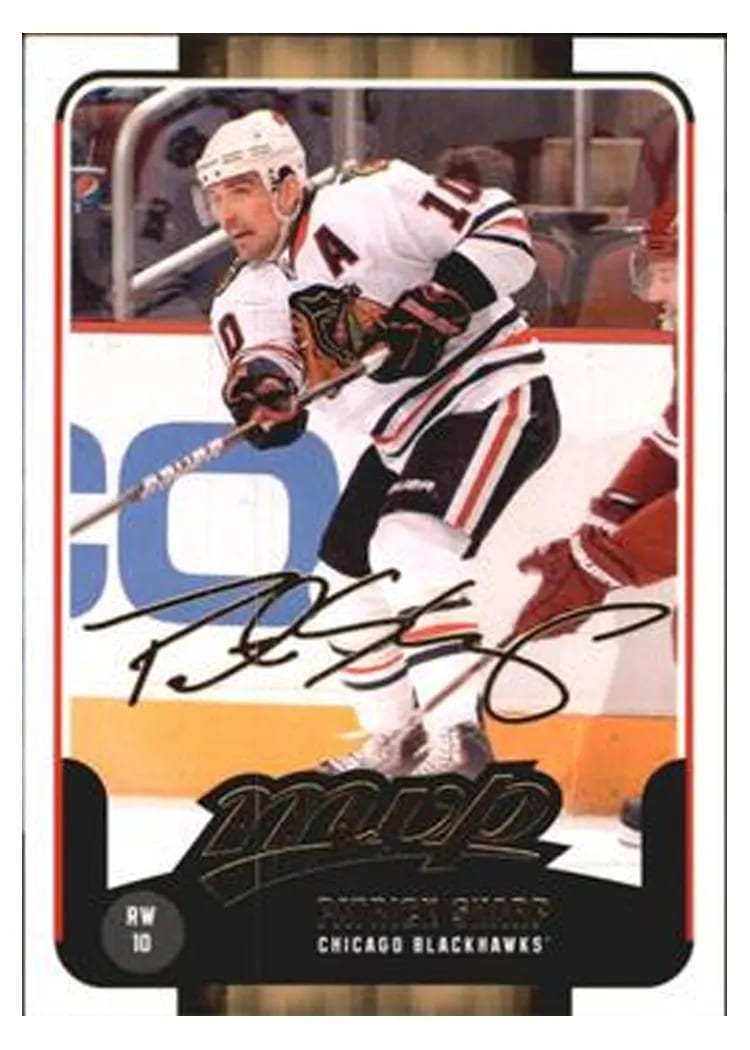 2011 Upper Deck Victory MVP Patrick Sharp #20 card