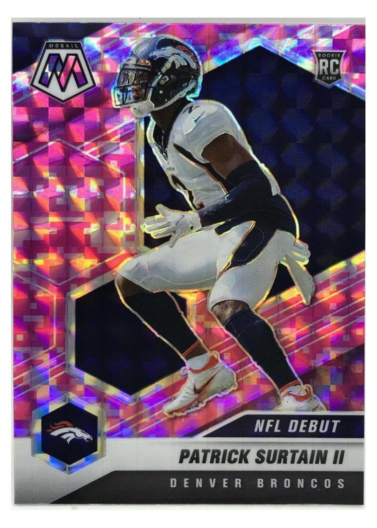 2021 Panini Mosaic Base Set Patrick Surtain II #256 card