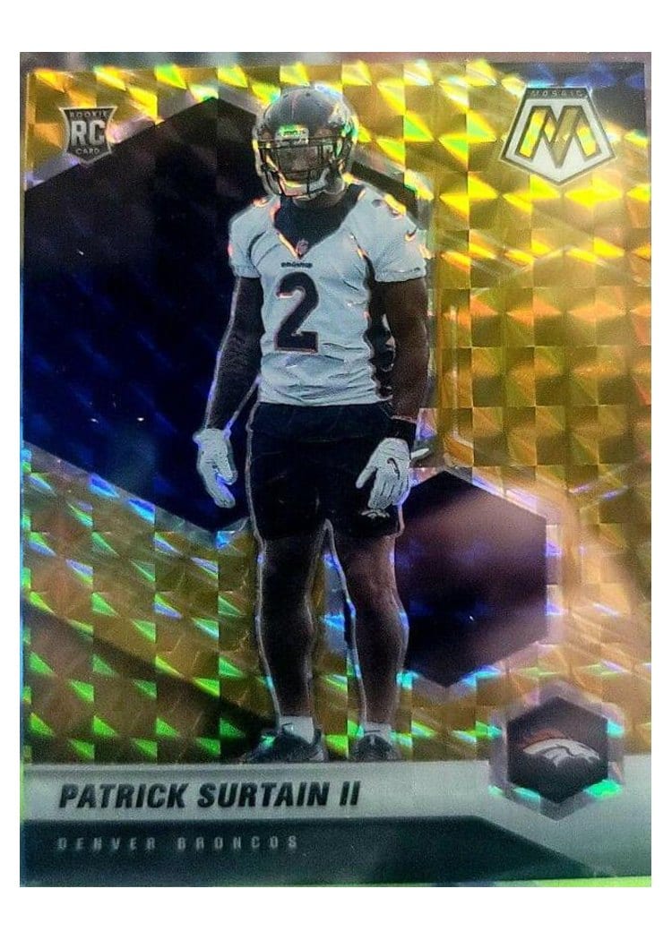 2021 Panini Mosaic Base Set Patrick Surtain II #344 card