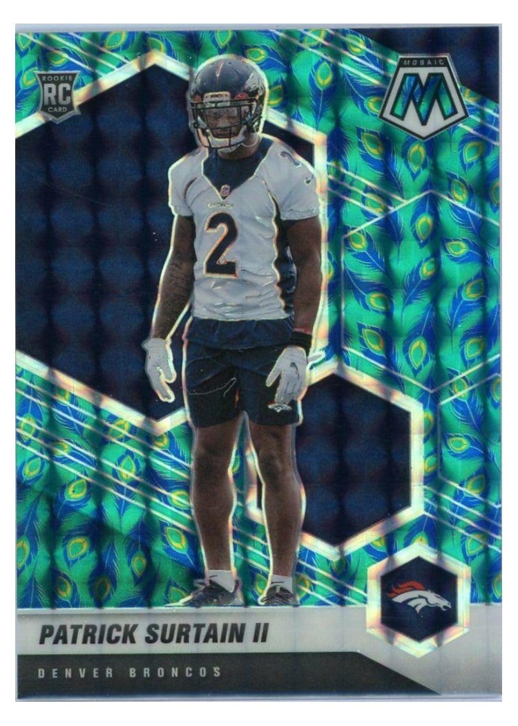2021 Panini Mosaic Base Set Patrick Surtain II #344 card