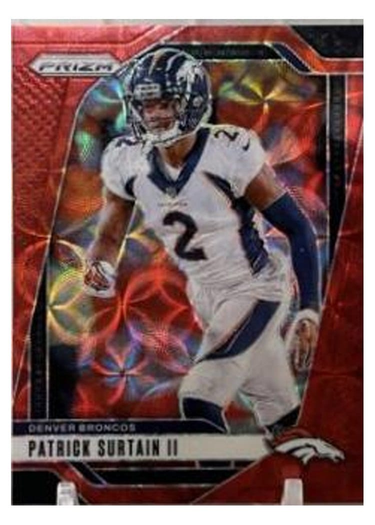 2024 Panini Prizm Base Set Patrick Surtain II Choice Red #87 card