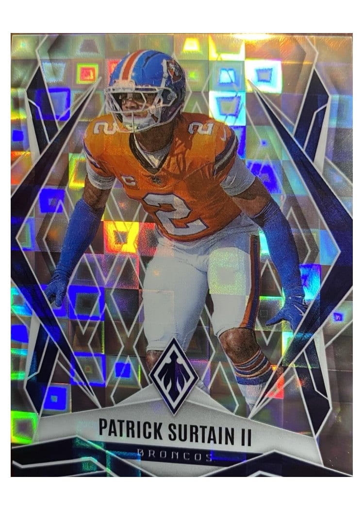 2025 Panini Phoenix Base Set Patrick Surtain II Silver Pandora #98 card