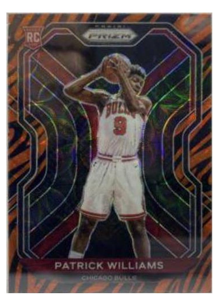 2020-21 Panini Prizm Base Set Patrick Williams Choice Tiger Stripe Prizm #288 card