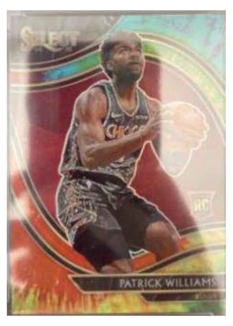 2020-21 Panini Select Base Set Patrick Williams Tie Dye Prizm #297 card